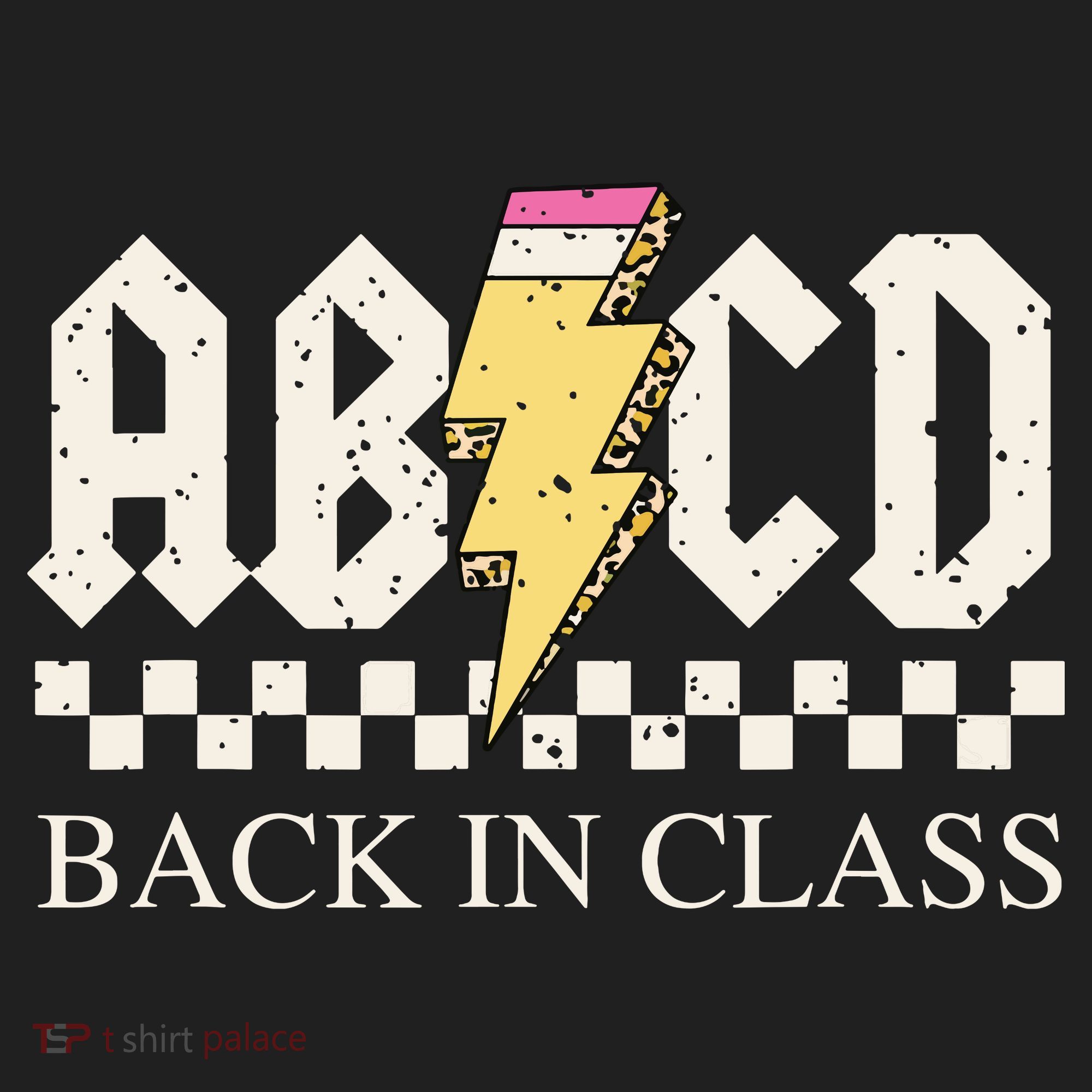 Boy Girl Teachers Rock Back To School Abcd Back In Class Golf Towel