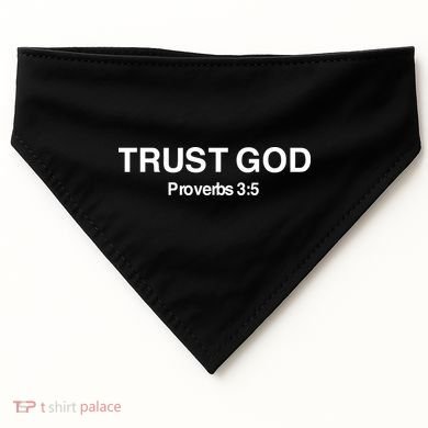 Bryson Gray Trust God Proverbs USA-Made Doggie Bandana