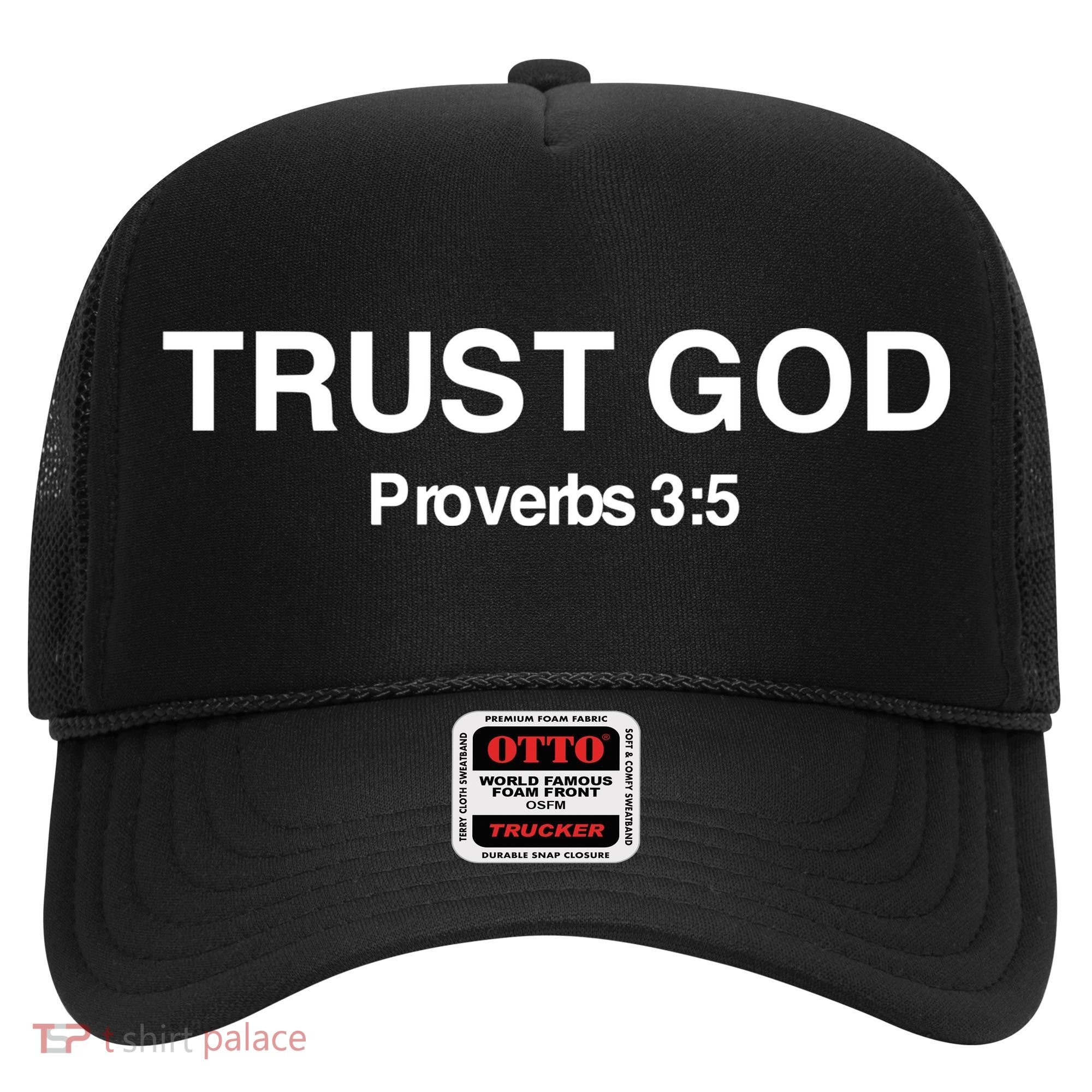 Bryson Gray Trust God Proverbs Hat