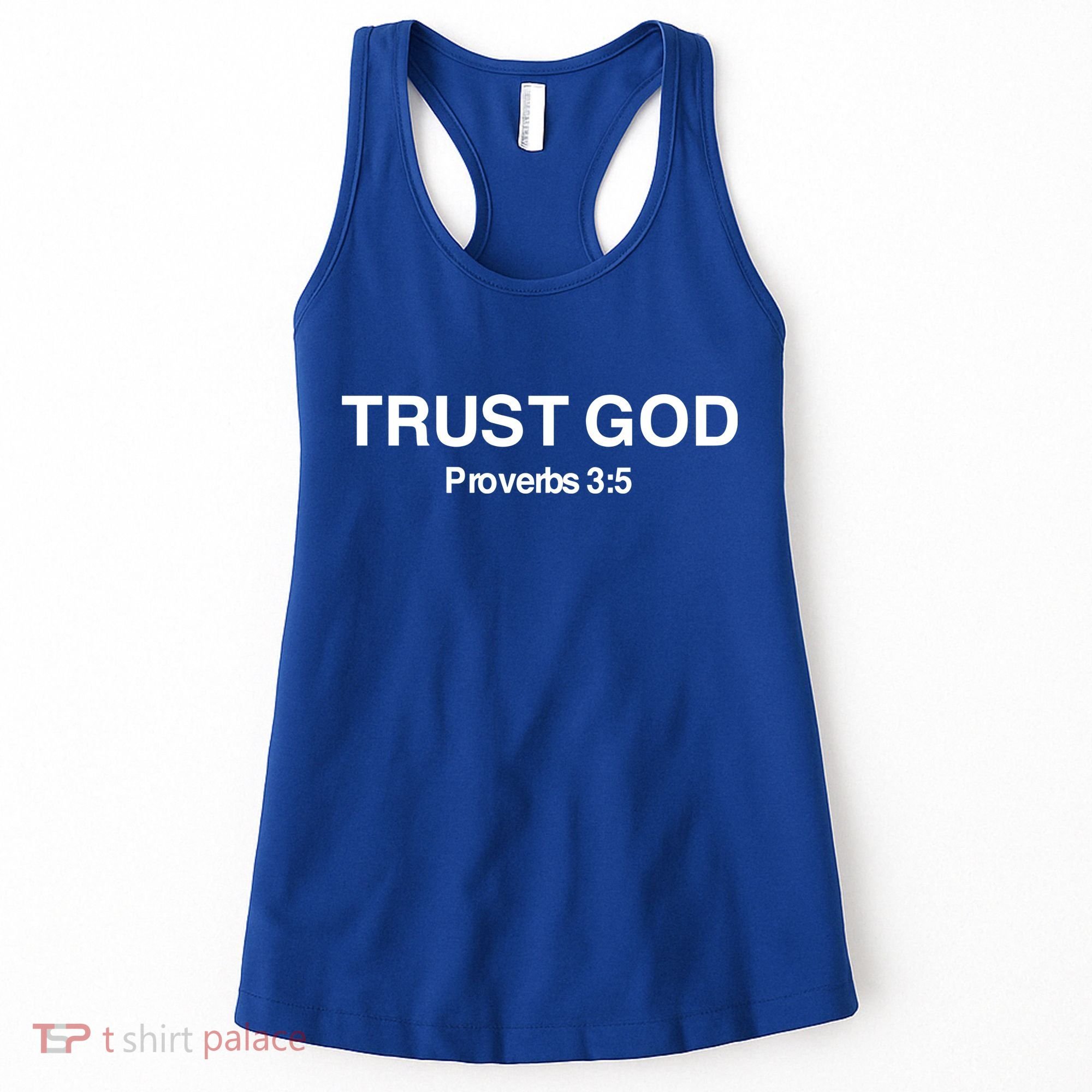 Bryson Gray Trust God Proverbs Women's Tank Top