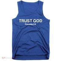 Bryson Gray Trust God Proverbs Tank Top thumb 0