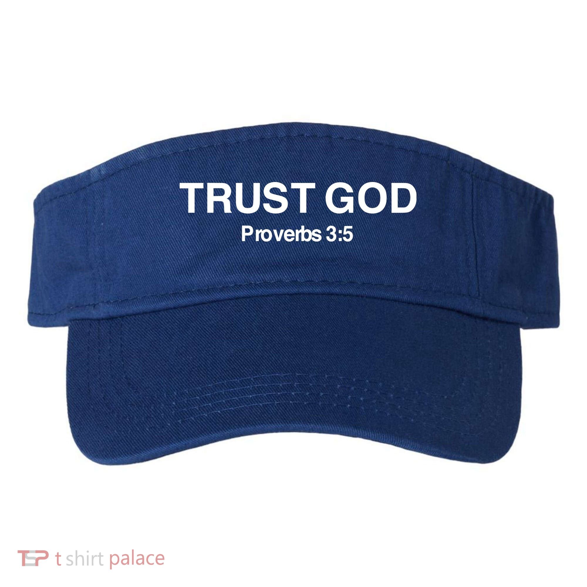 Bryson Gray Trust God Proverbs Visor