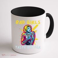 Bad Girl Taste Better Graphic Tattoo Coffee Mug thumb 1