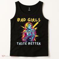 Bad Girl Taste Better Graphic Tattoo Tank Top thumb 2