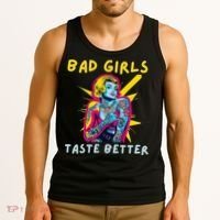 Bad Girl Taste Better Graphic Tattoo Tank Top thumb 3