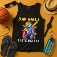 Bad Girl Taste Better Graphic Tattoo Tank Top thumb 4