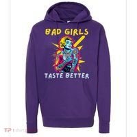 Bad Girl Taste Better Graphic Tattoo Hoodie thumb 0