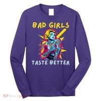 Bad Girl Taste Better Graphic Tattoo Long Sleeve Shirt thumb 0