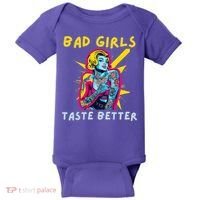 Bad Girl Taste Better Graphic Tattoo Baby Bodysuit thumb 0