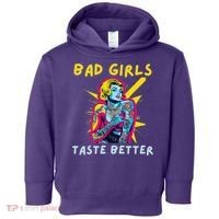 Bad Girl Taste Better Graphic Tattoo Toddler Hoodie thumb 0