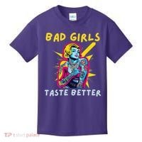 Bad Girl Taste Better Graphic Tattoo Kids T-Shirt thumb 0