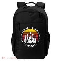 Bowling Gift That's Some Bowlshit Bowl Lover Bowler Backpack thumb 0