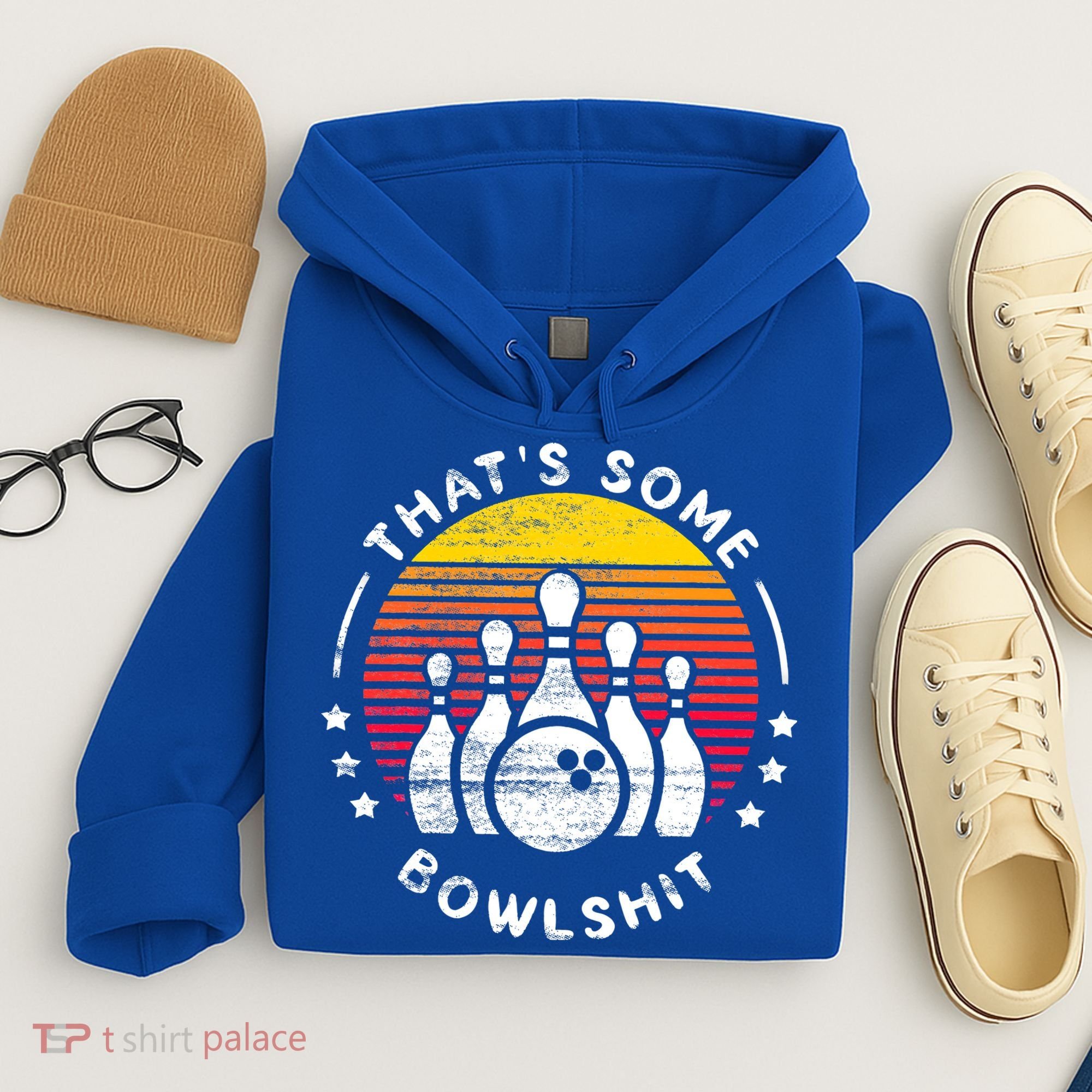 Bowling Gift That's Some Bowlshit Bowl Lover Bowler Hoodie