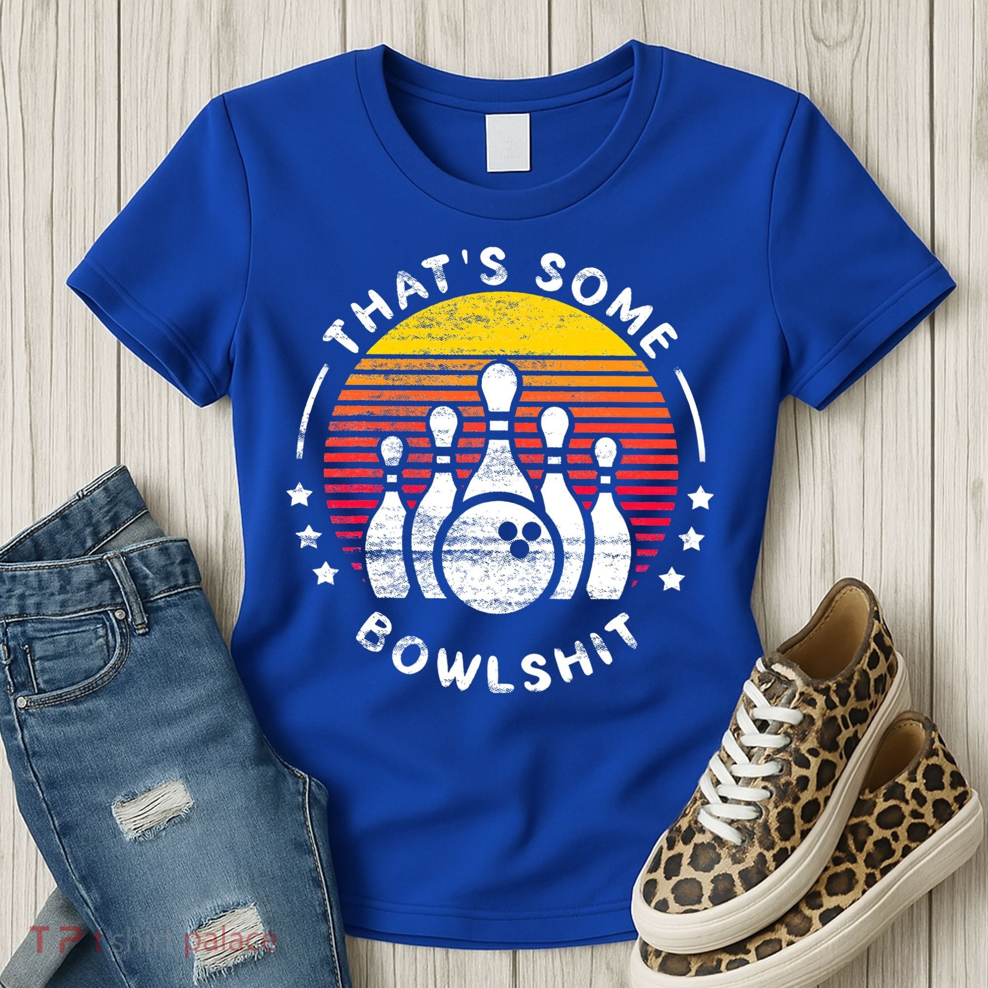 Bowling Gift That's Some Bowlshit Bowl Lover Bowler Women's T-Shirt