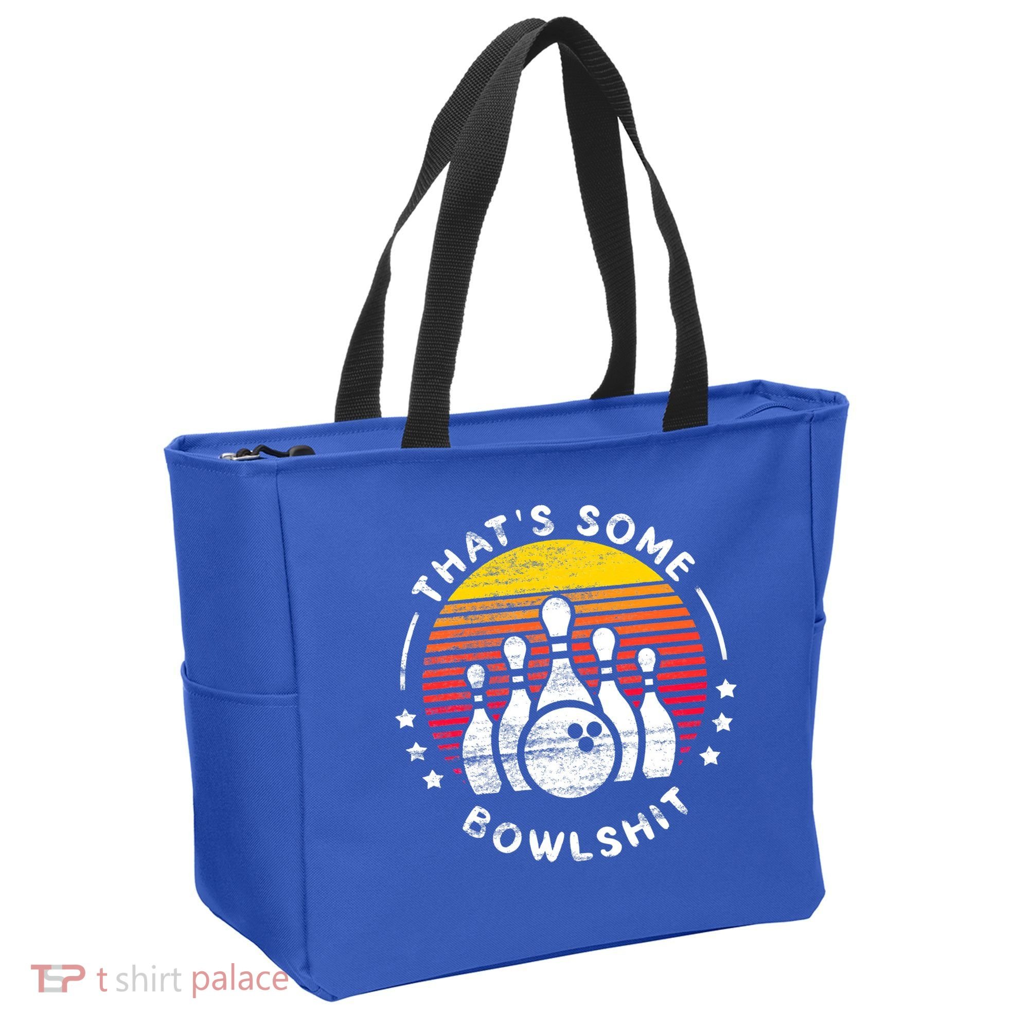 Bowling Gift That's Some Bowlshit Bowl Lover Bowler Tote Bag