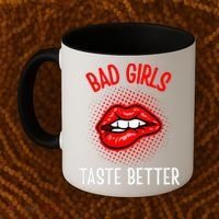 Bad Girl Taste Better Graphic Tattoo Coffee Mug thumb 2