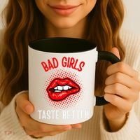 Bad Girl Taste Better Graphic Tattoo Coffee Mug thumb 3