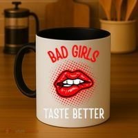 Bad Girl Taste Better Graphic Tattoo Coffee Mug thumb 4