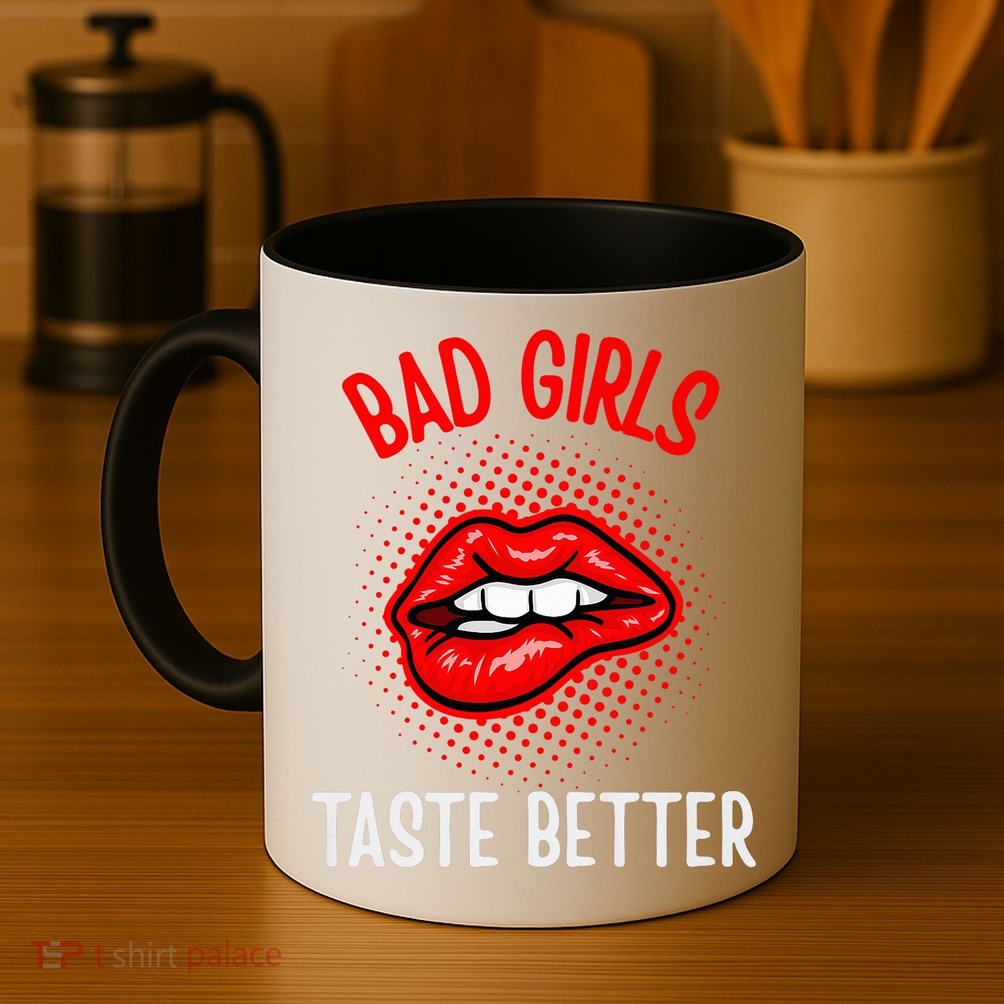 Bad Girl Taste Better Graphic Tattoo Coffee Mug