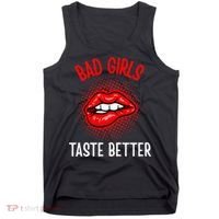 Bad Girl Taste Better Graphic Tattoo Tank Top thumb 0