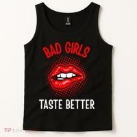 Bad Girl Taste Better Graphic Tattoo Tank Top thumb 2