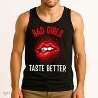 Bad Girl Taste Better Graphic Tattoo Tank Top thumb 3