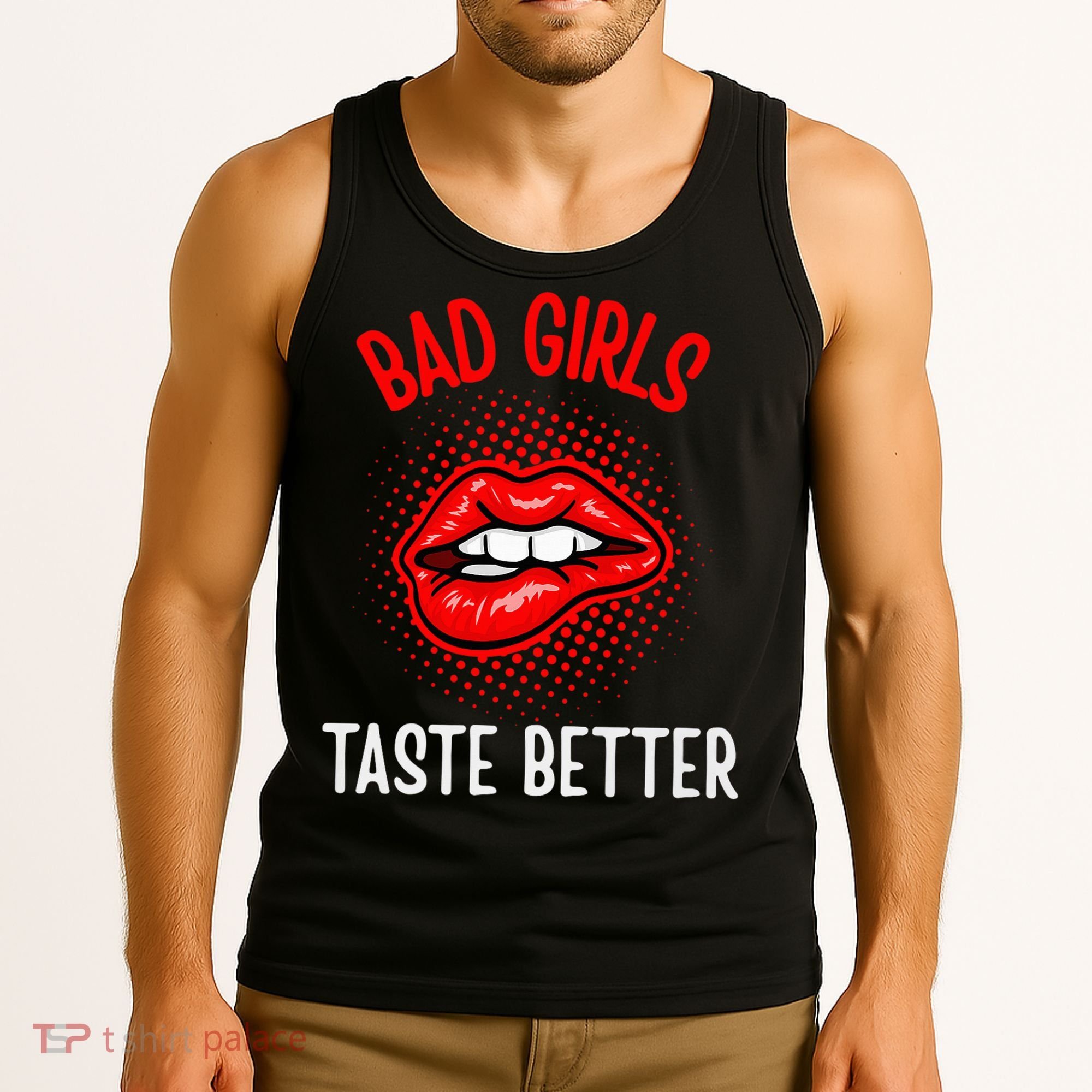 Bad Girl Taste Better Graphic Tattoo Tank Top
