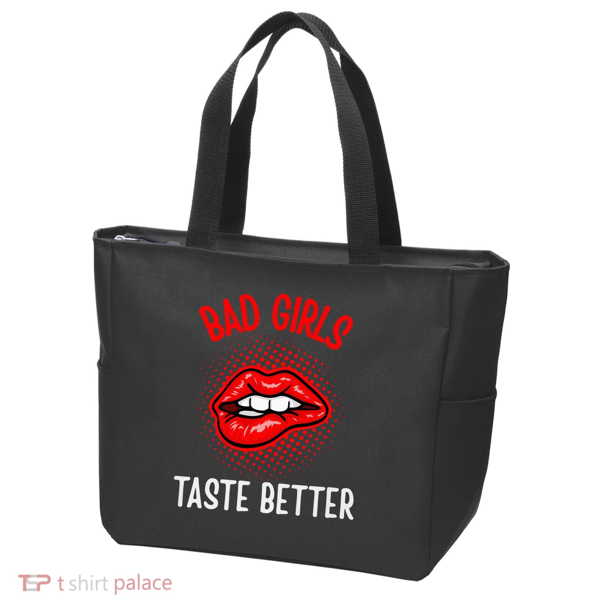 Bad Girl Taste Better Graphic Tattoo Tote Bag