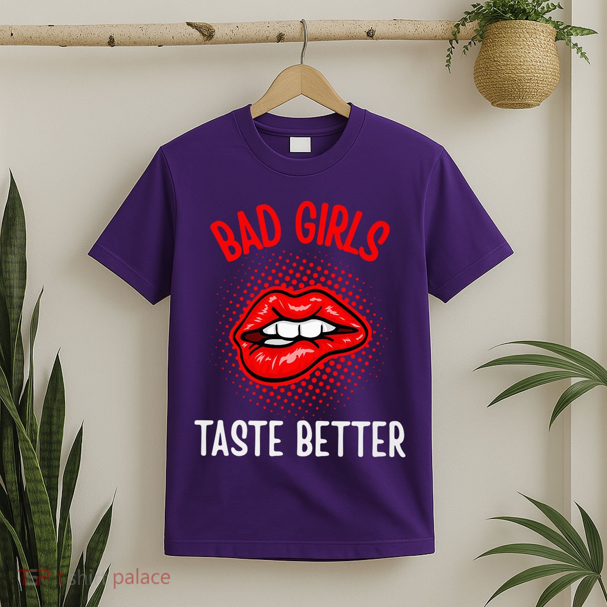 Bad Girl Taste Better Graphic Tattoo T-Shirt