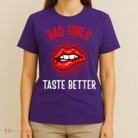 Bad Girl Taste Better Graphic Tattoo T-Shirt thumb 4