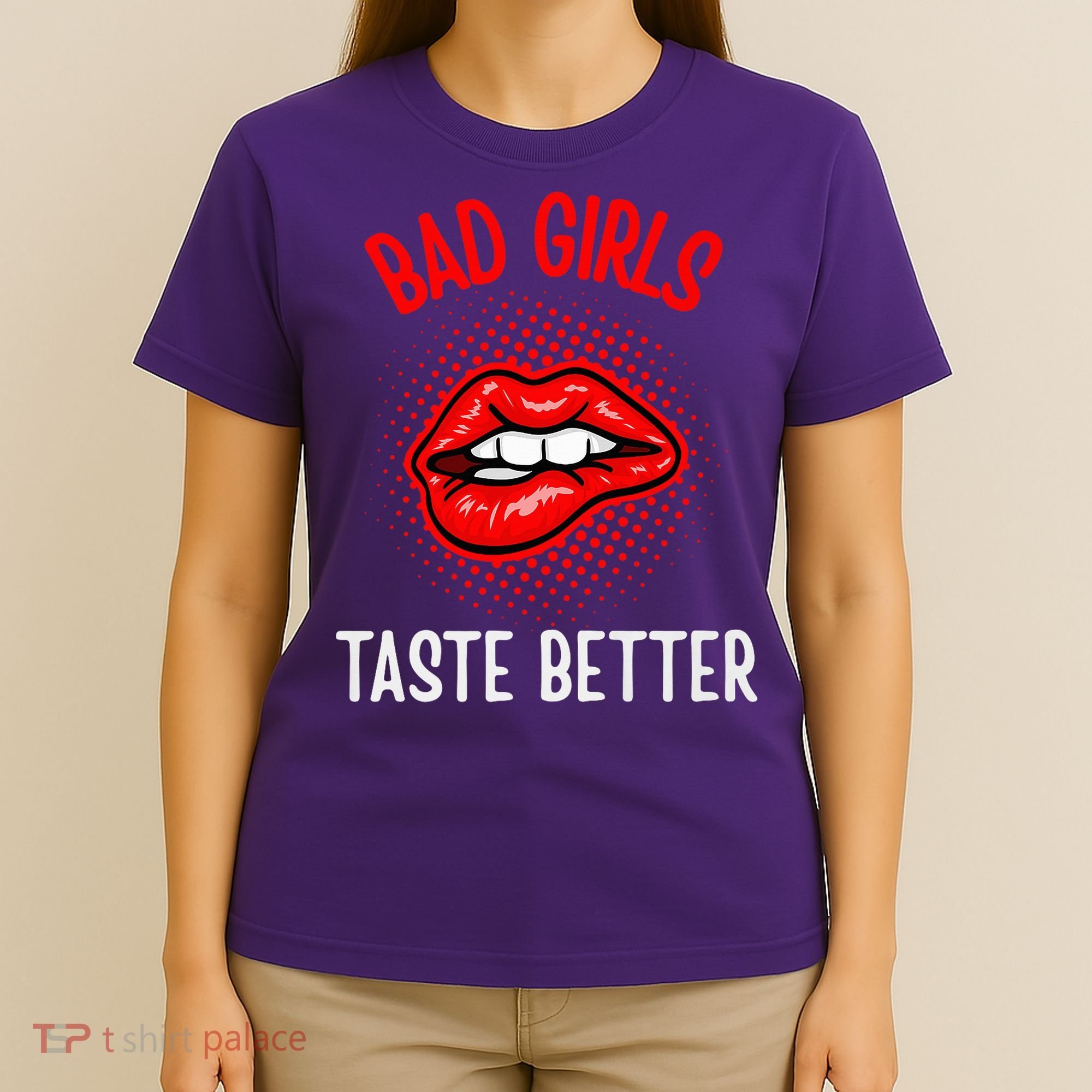 Bad Girl Taste Better Graphic Tattoo T-Shirt