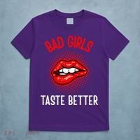 Bad Girl Taste Better Graphic Tattoo T-Shirt thumb 5