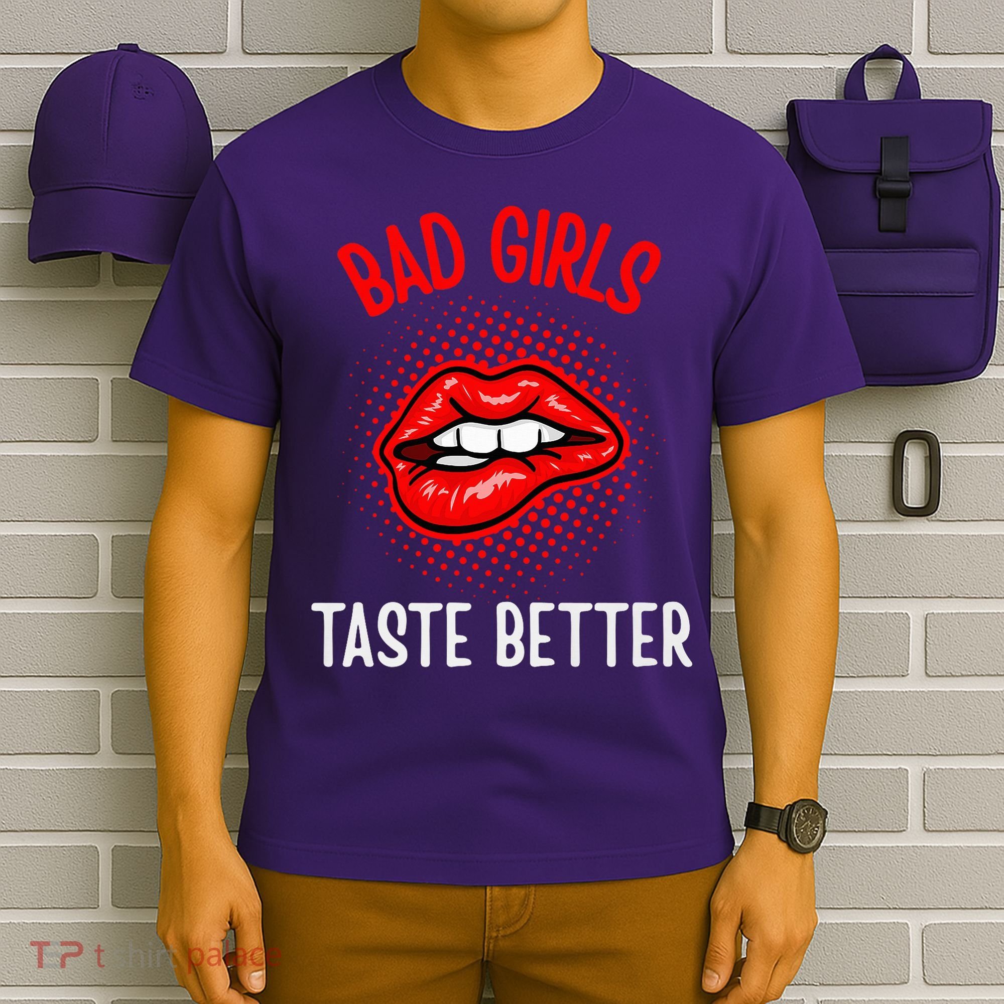 Bad Girl Taste Better Graphic Tattoo T-Shirt