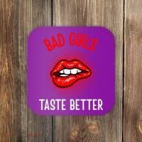 Bad Girl Taste Better Graphic Tattoo Coaster thumb 0
