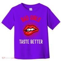 Bad Girl Taste Better Graphic Tattoo Toddler T-Shirt thumb 0