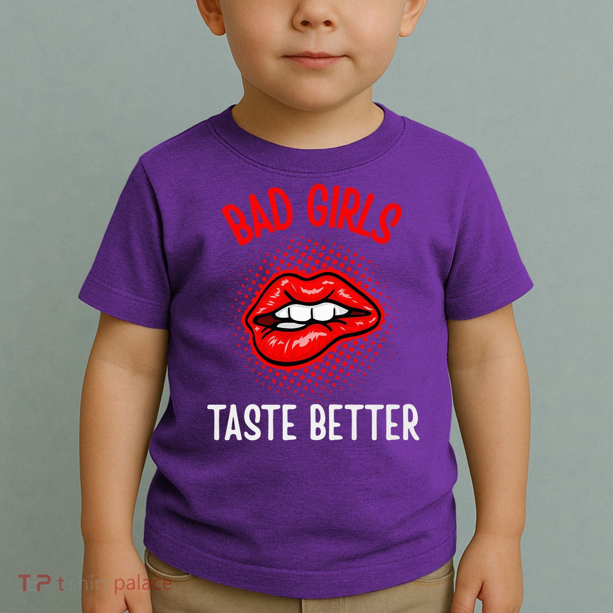 Bad Girl Taste Better Graphic Tattoo Toddler T-Shirt