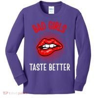 Bad Girl Taste Better Graphic Tattoo Kids Long Sleeve Shirt thumb 0