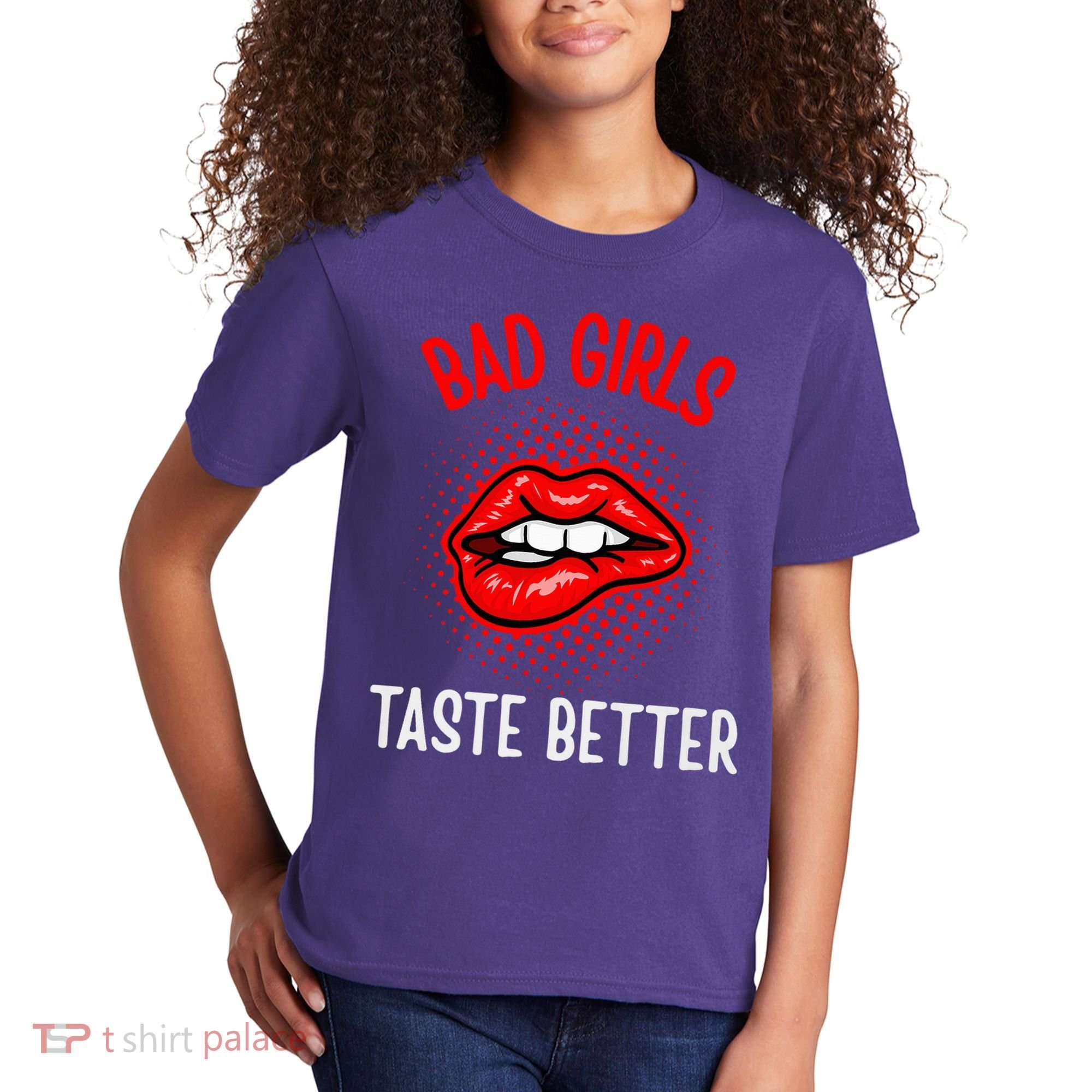 Bad Girl Taste Better Graphic Tattoo Kids T-Shirt