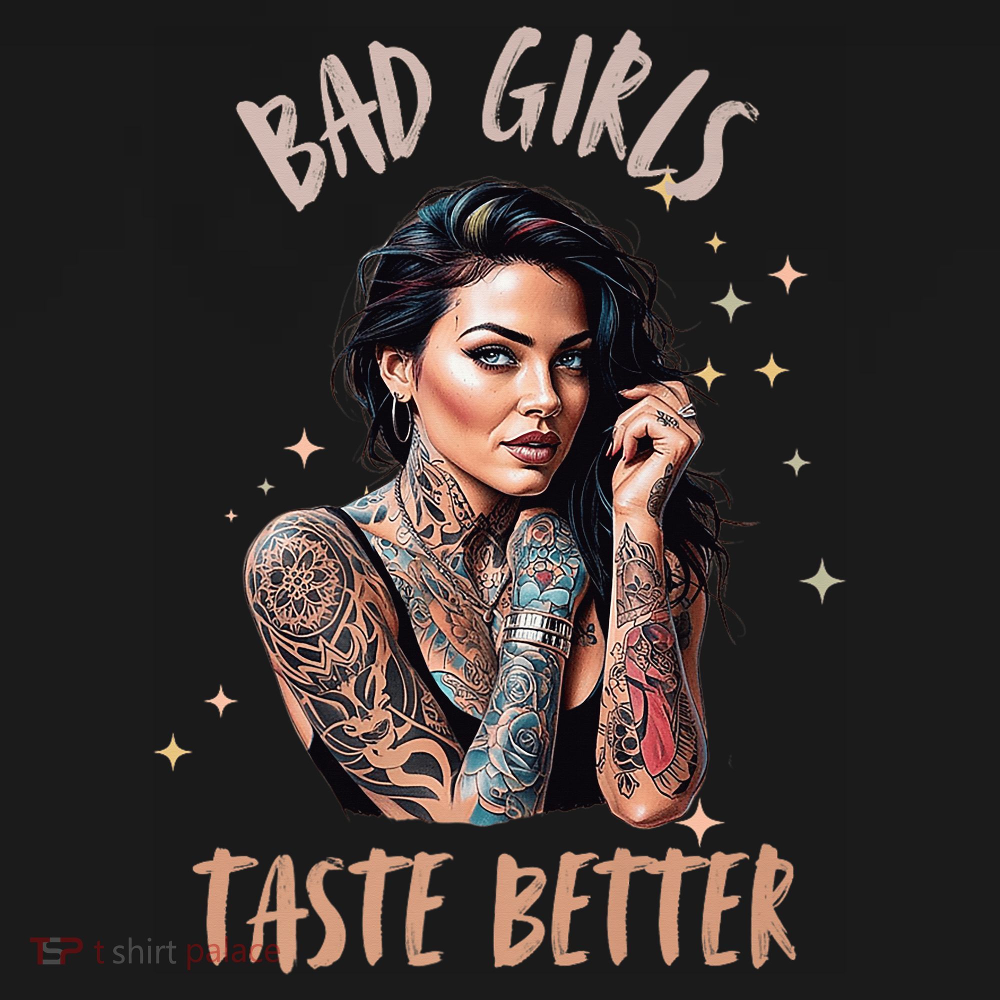 Bad Girl Taste Better Graphic Tattoo Backpack