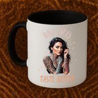 Bad Girl Taste Better Graphic Tattoo Coffee Mug thumb 2