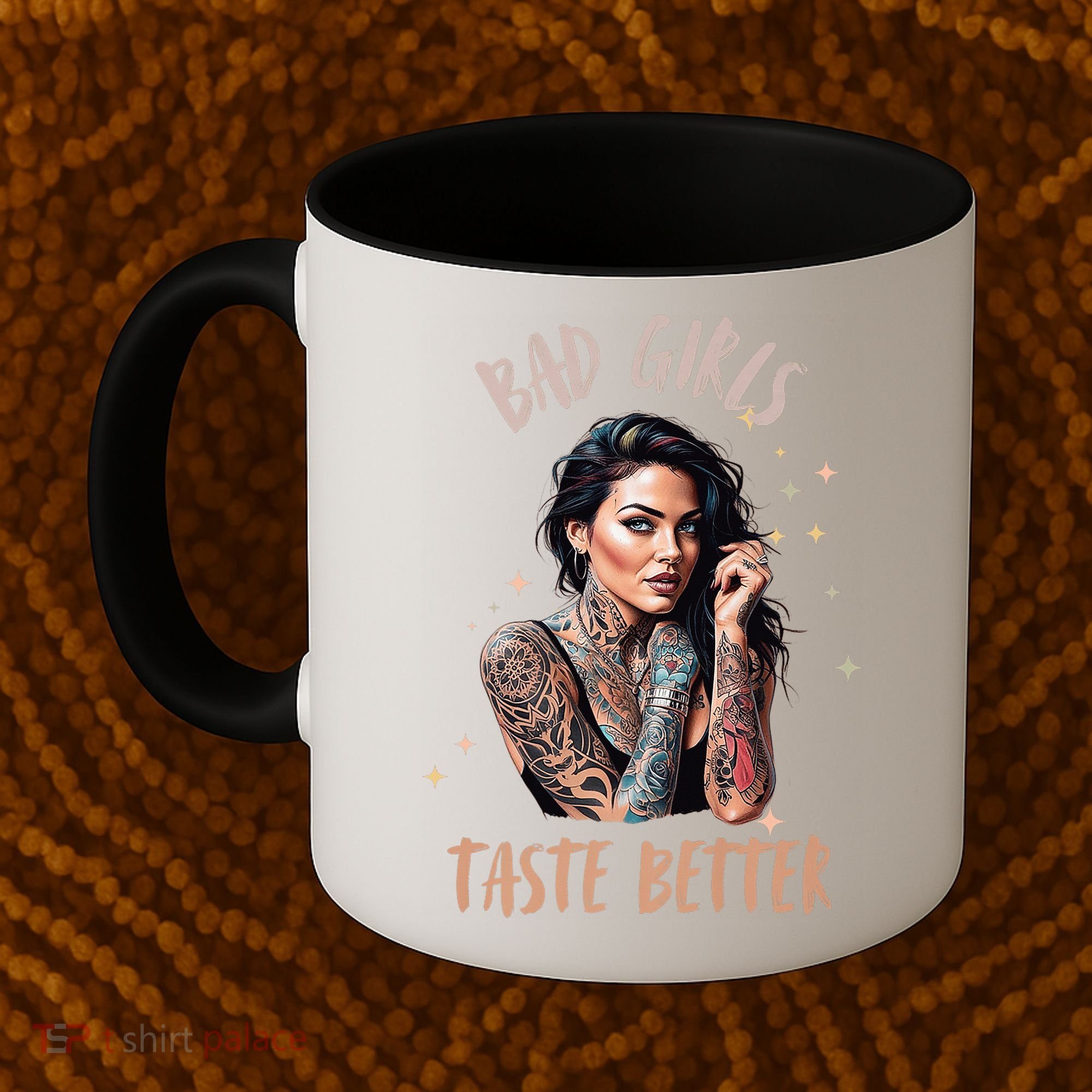 Bad Girl Taste Better Graphic Tattoo Coffee Mug
