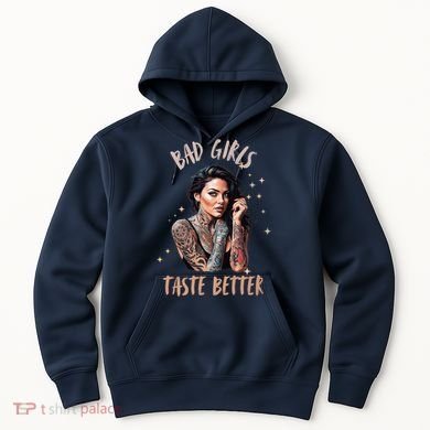 Bad Girl Taste Better Graphic Tattoo Hoodie