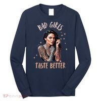 Bad Girl Taste Better Graphic Tattoo Long Sleeve Shirt thumb 0