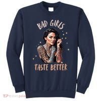 Bad Girl Taste Better Graphic Tattoo Sweatshirt thumb 0