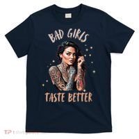 Bad Girl Taste Better Graphic Tattoo T-Shirt thumb 0