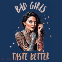Bad Girl Taste Better Graphic Tattoo Women's Hoodie thumb 2