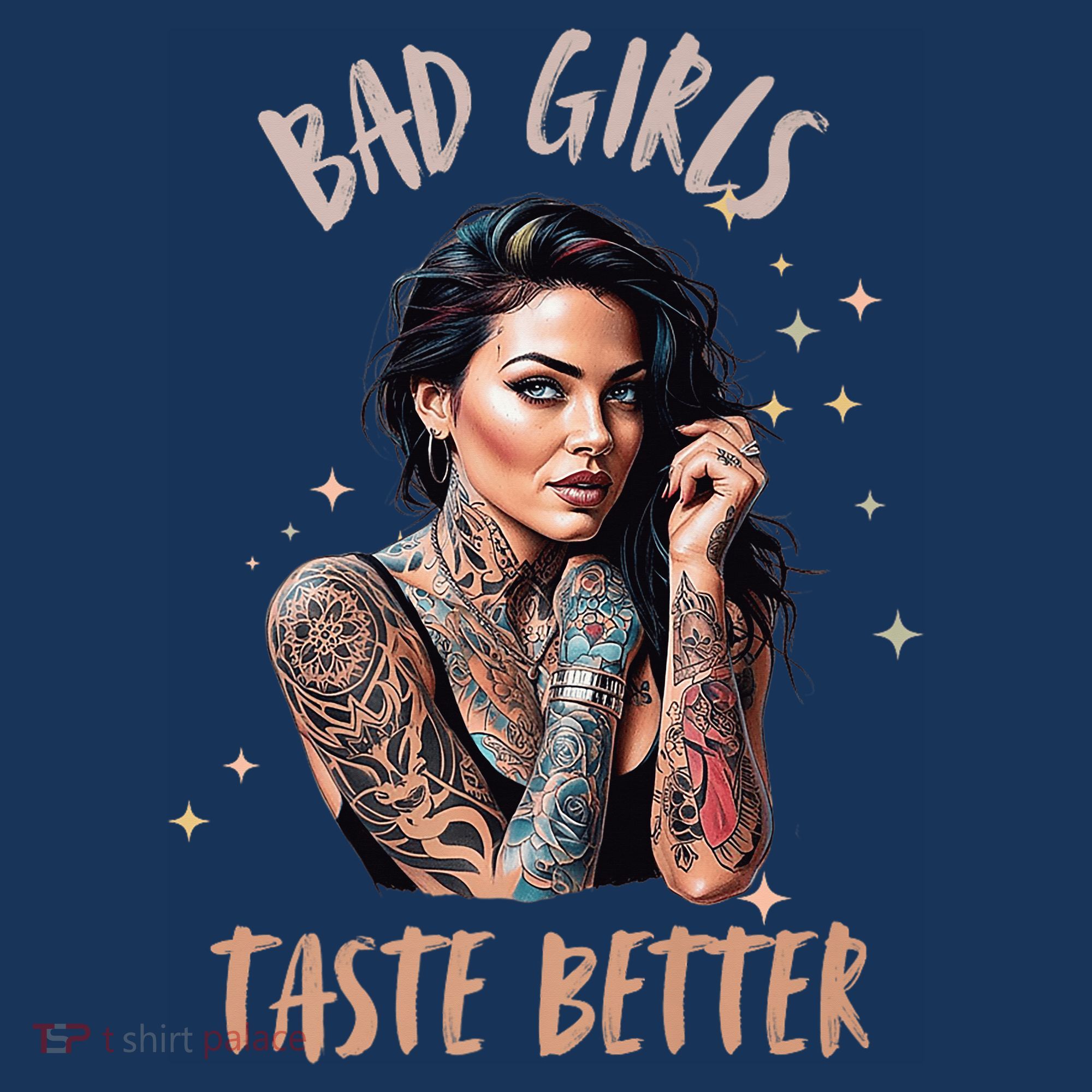 Bad Girl Taste Better Graphic Tattoo Women's Hoodie