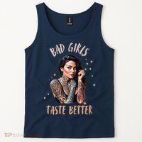 Bad Girl Taste Better Graphic Tattoo Tank Top thumb 2