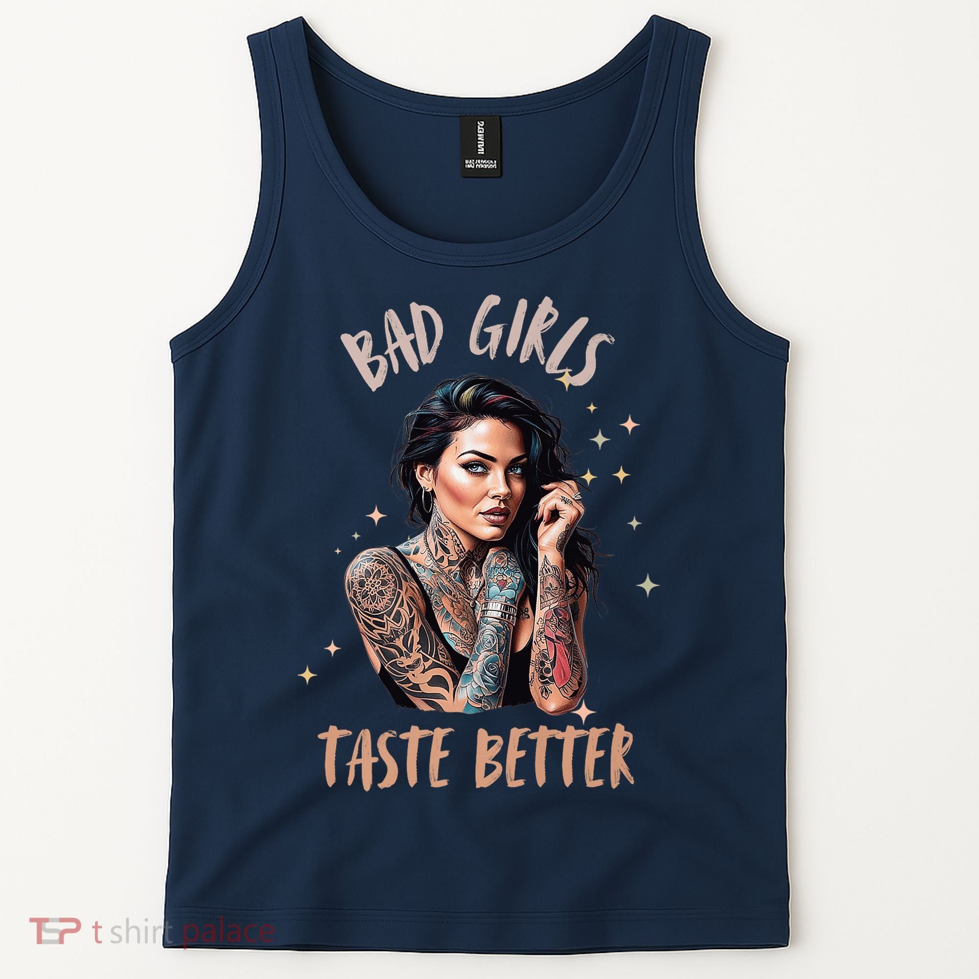 Bad Girl Taste Better Graphic Tattoo Tank Top