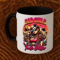 Bad Girl Taste Better Graphic Tattoo Coffee Mug thumb 2